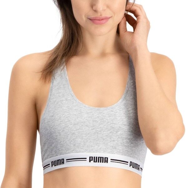 Puma Iconic Racer Back Bra - Grey * Kampagne *