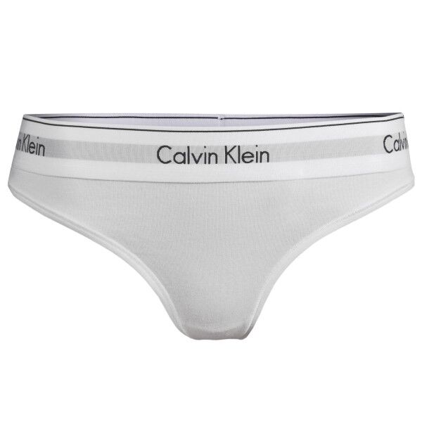 Calvin Klein Modern Cotton Plus Thong - White
