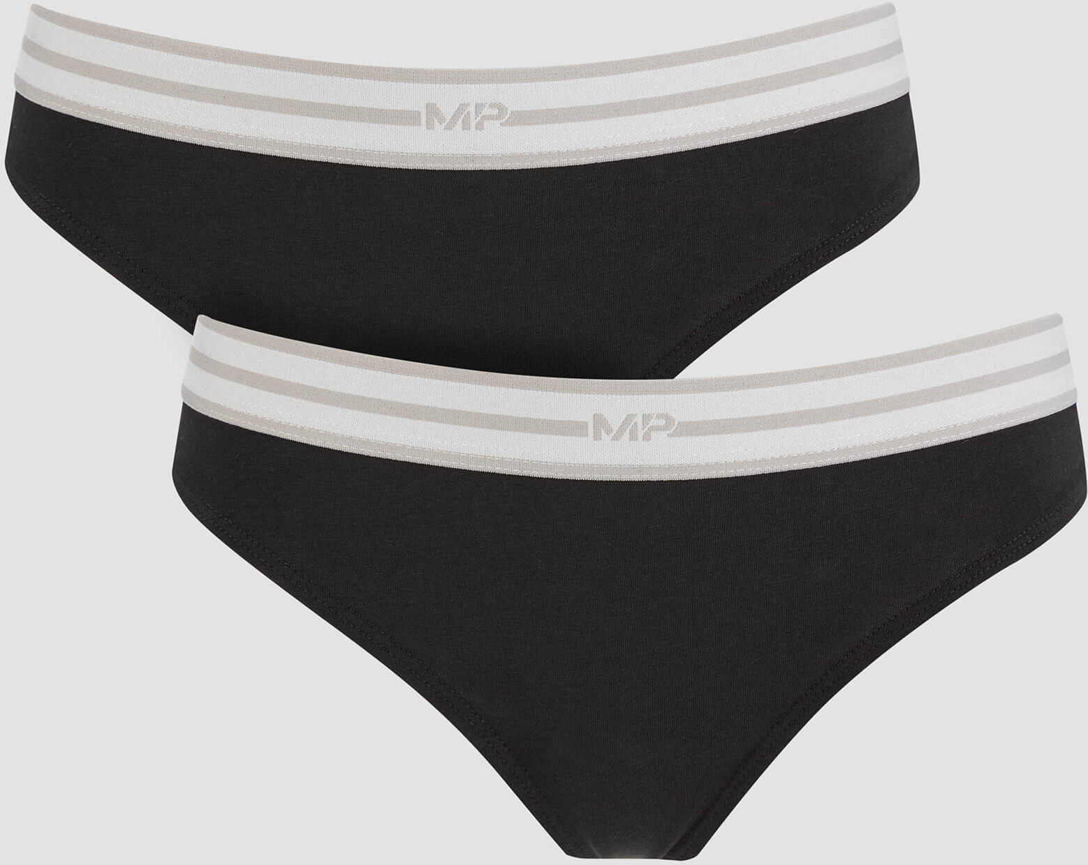 MP Essentials Thong - Til kvinder - Sort (2-pak) - L