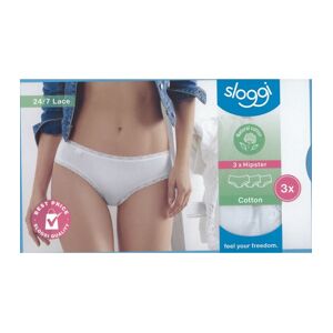 Pack 3 Bragas HIPSTER SLOGGI 24/7 lace 167200 44 Negro