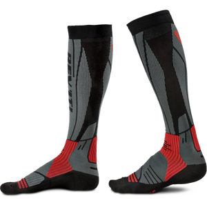 REV'IT! Calcetines Capa Base  Andes Gris claro-Rojo