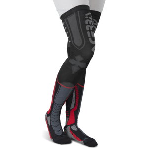 Acerbis Calcetines  X-Leg Pro Negro-Rojo