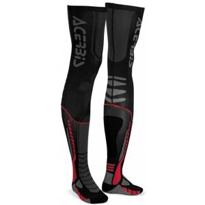 Calcetines Largos Acerbis X-Leg Pro Negro Rojo  0021693.323