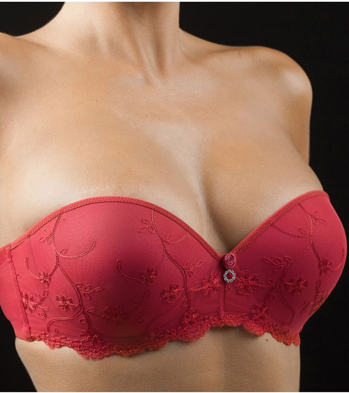 Sujetador Selene Doble Push Up Gala 95 B Rojo