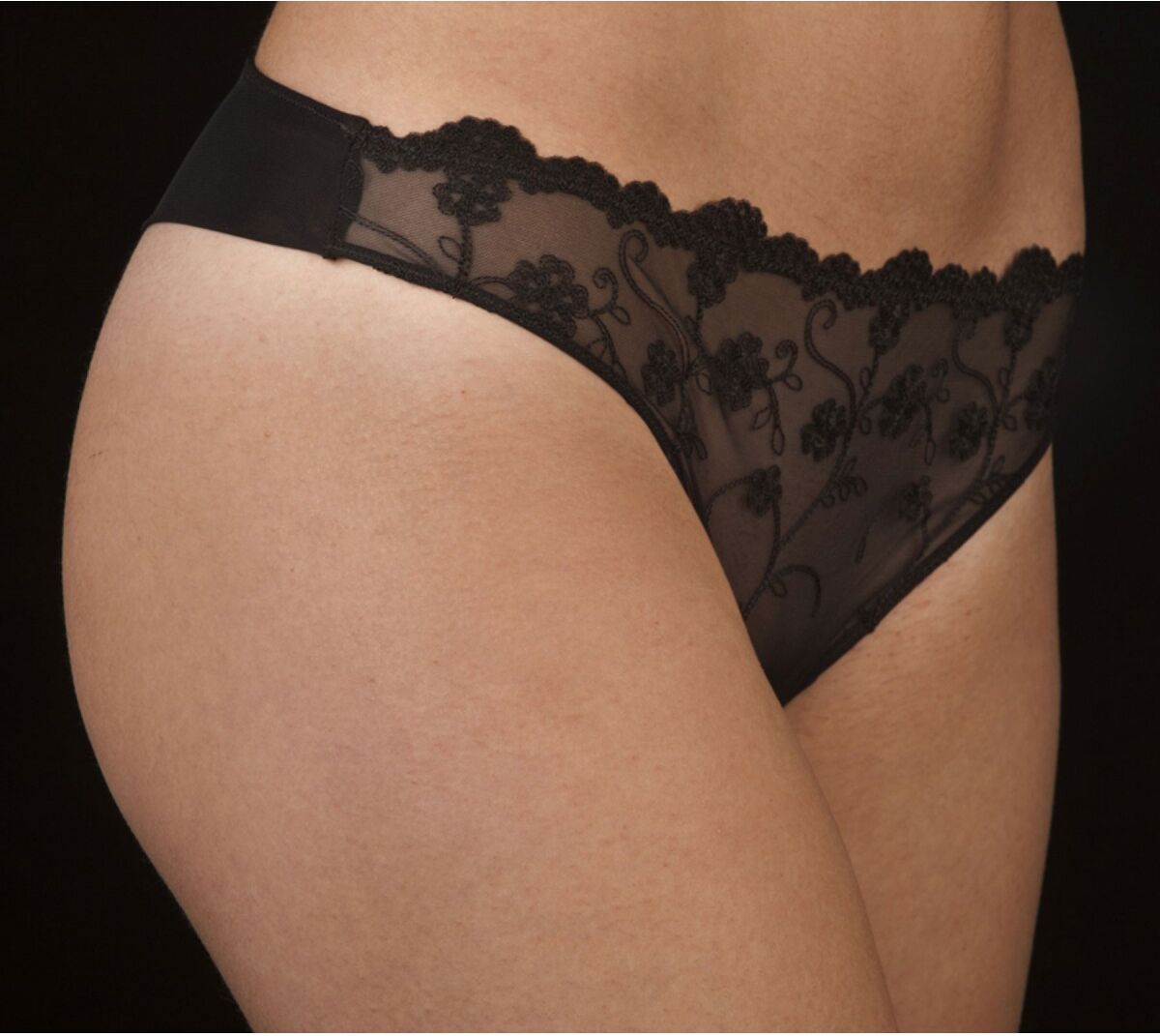 Tanga selene Claire G/L Negro