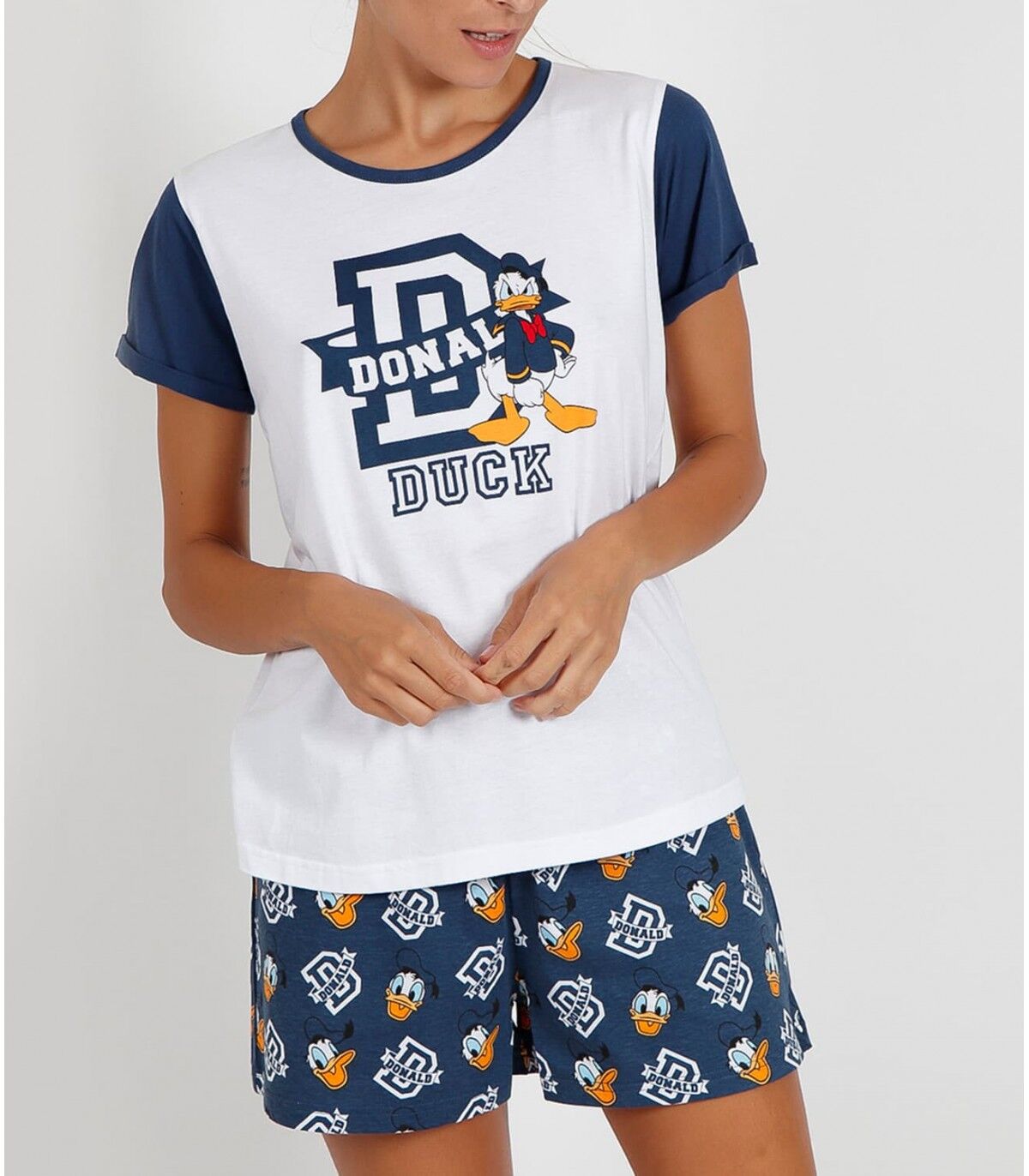 Pijama Mujer DISNEY 55073 Blanco M