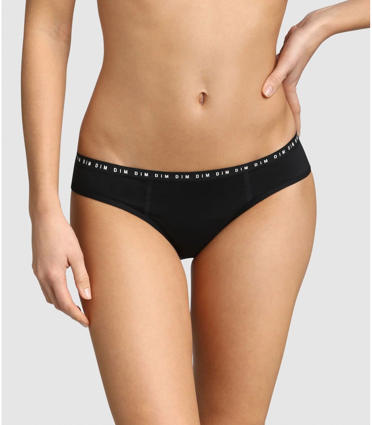 DIM. Braga Bikini Menstrual Lavable DIM PROTECT AY(7-9) Flujo Abundante 40/42 Negro