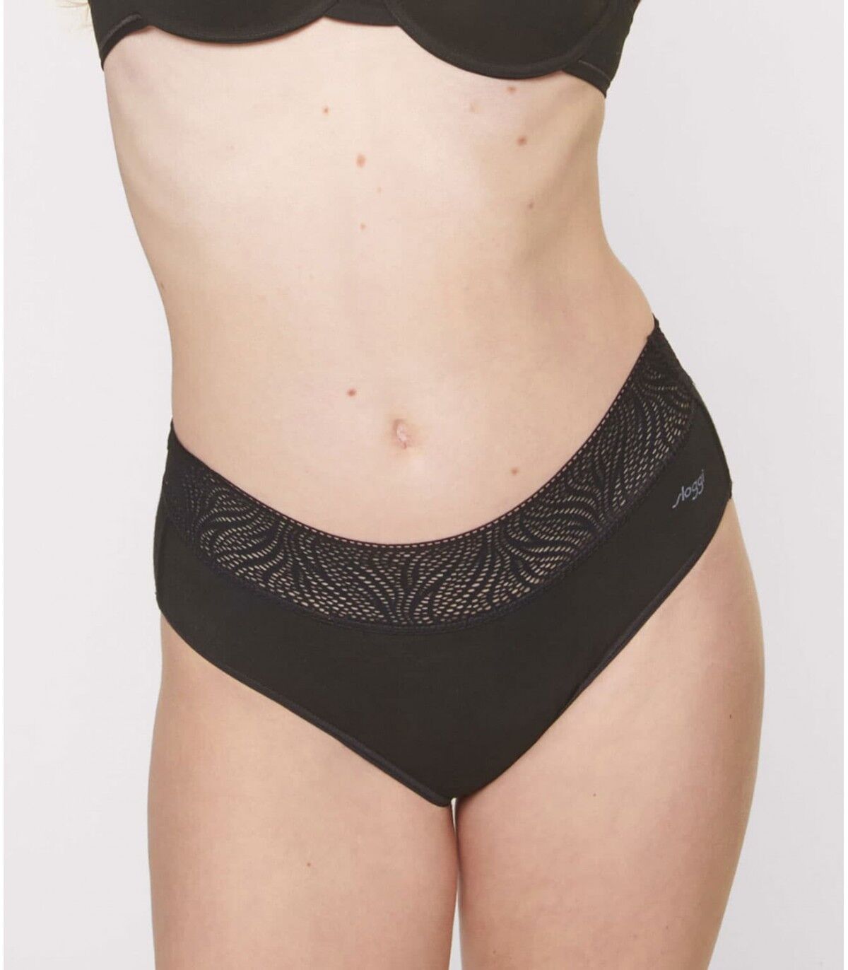 Braga Hipster Menstrual Lavable SLOGGI 213036 M Negro