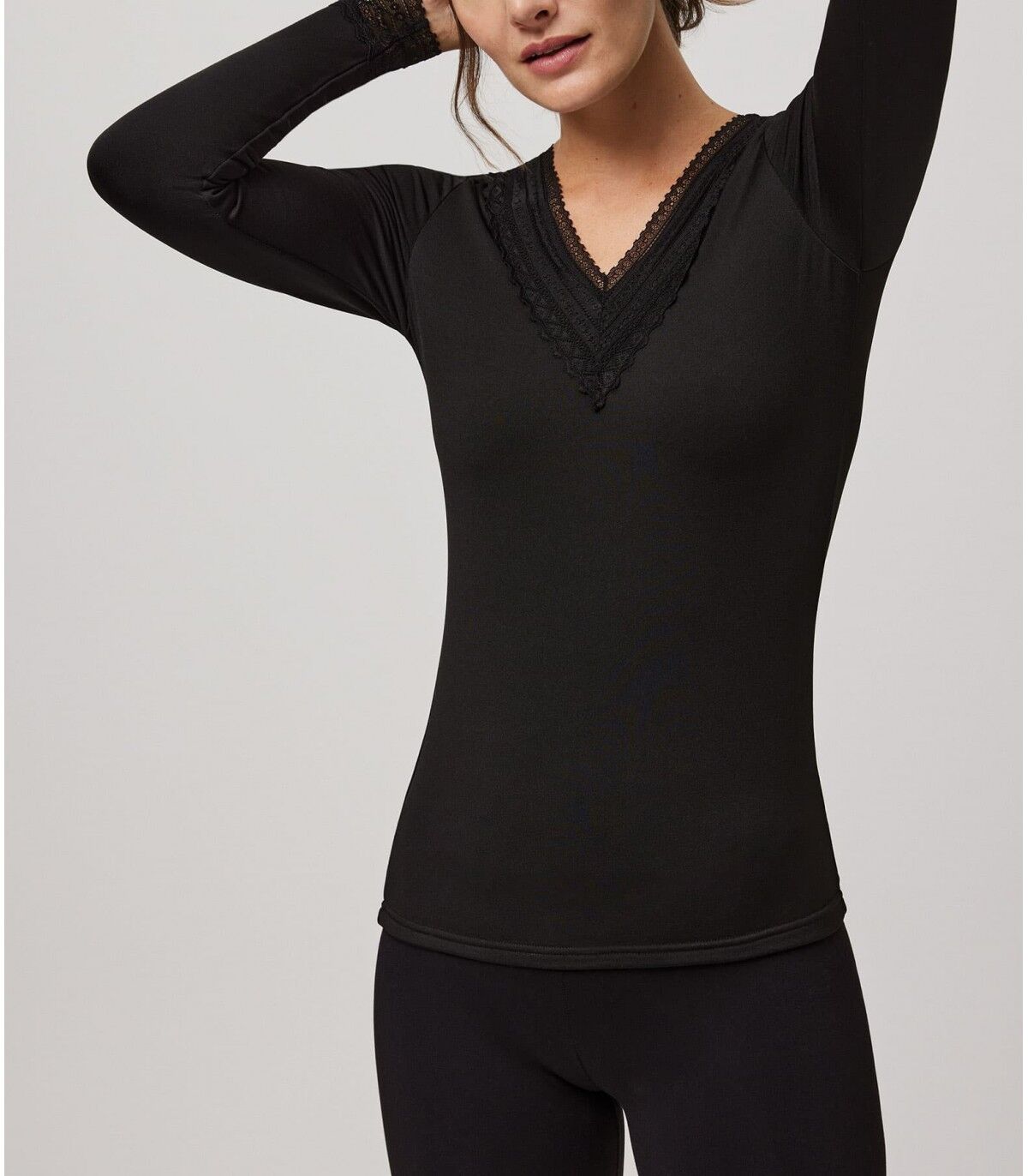 Camiseta Térmica Mujer YSABEL MORA 70012 Negro Negro SG/XL