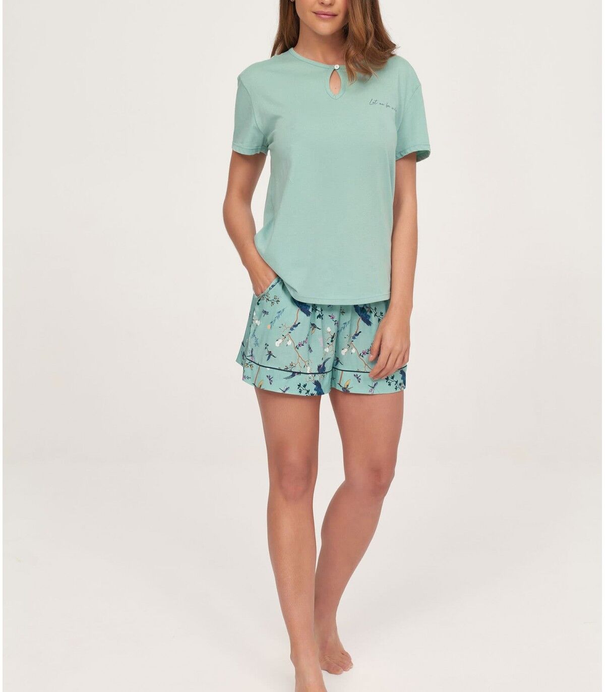 Pijama mujer MUYDEMI 260002 M VERDE AGUA