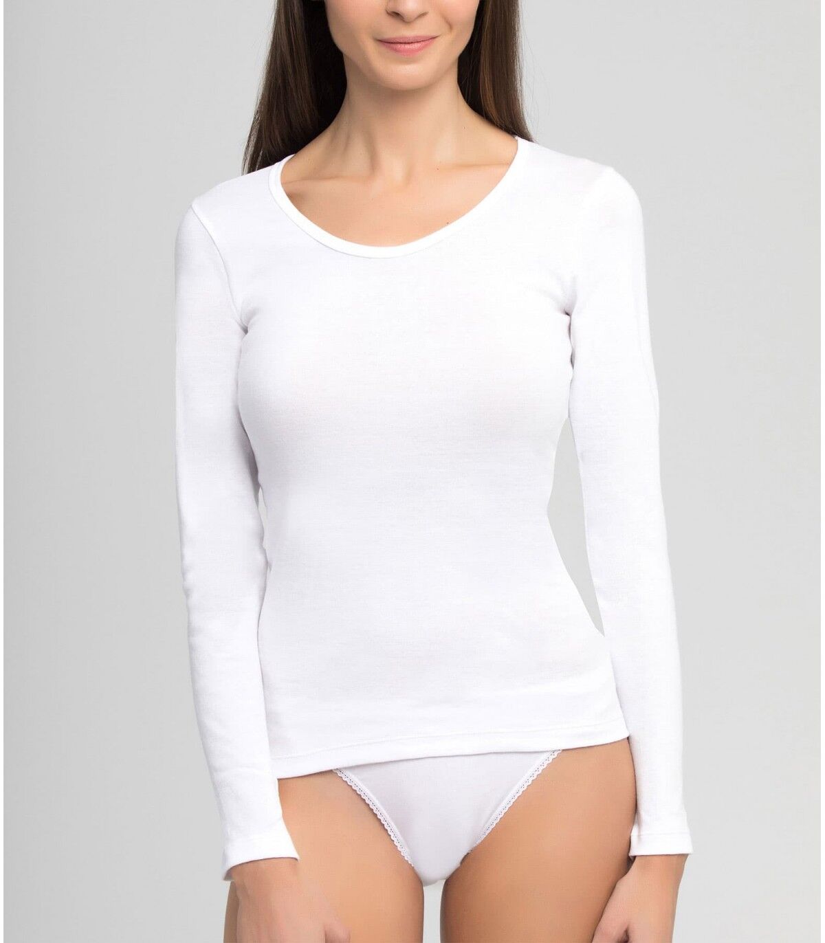 Camiseta Mujer Playtex 4586 Blanco P/S