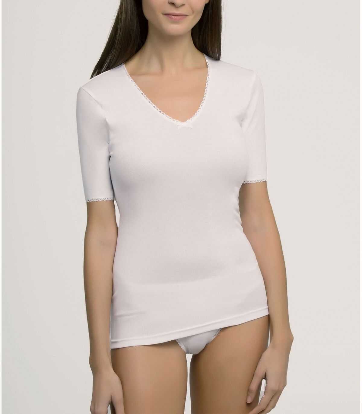 Camiseta Termal Mujer Playtex 1BS Blanco SG/XL