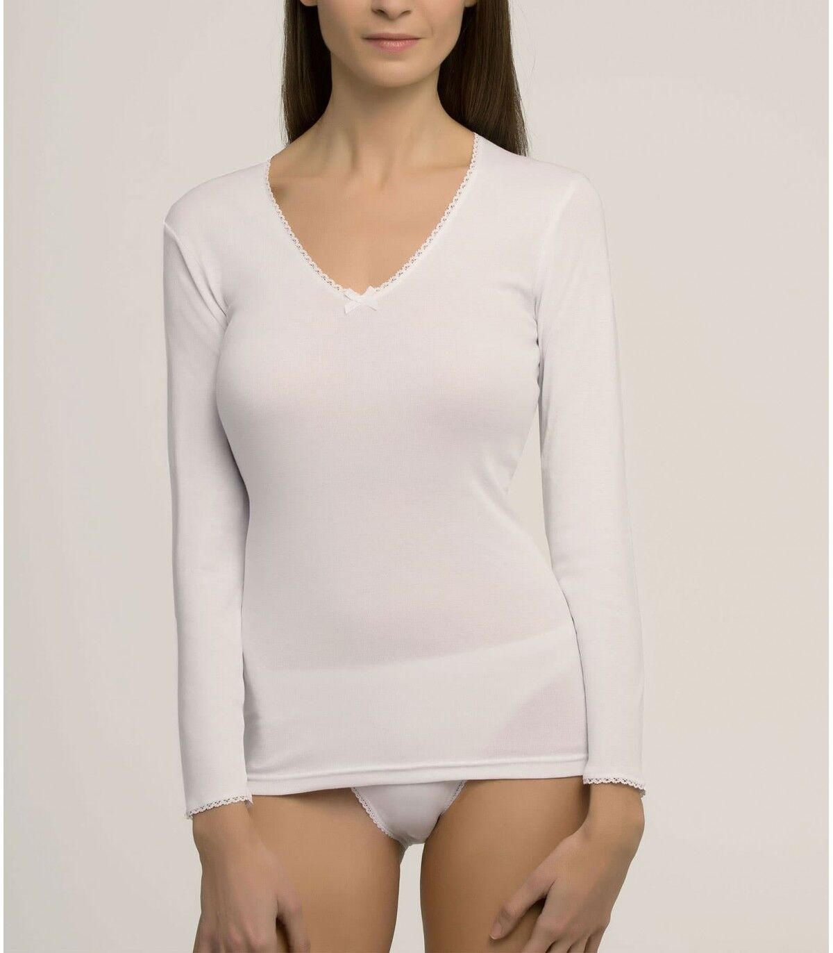 Camiseta Termal Mujer Playtex 1BT Blanco M