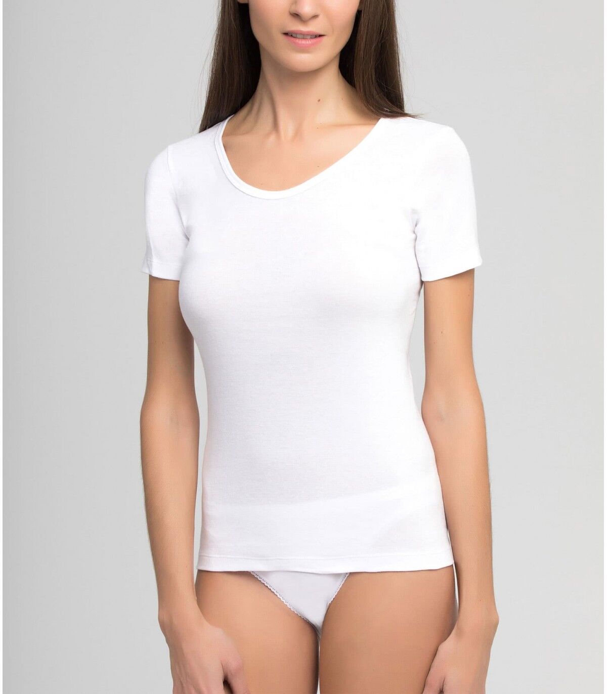 CAMISETA MUJER PLAYTEX 4589 Blanco P/S