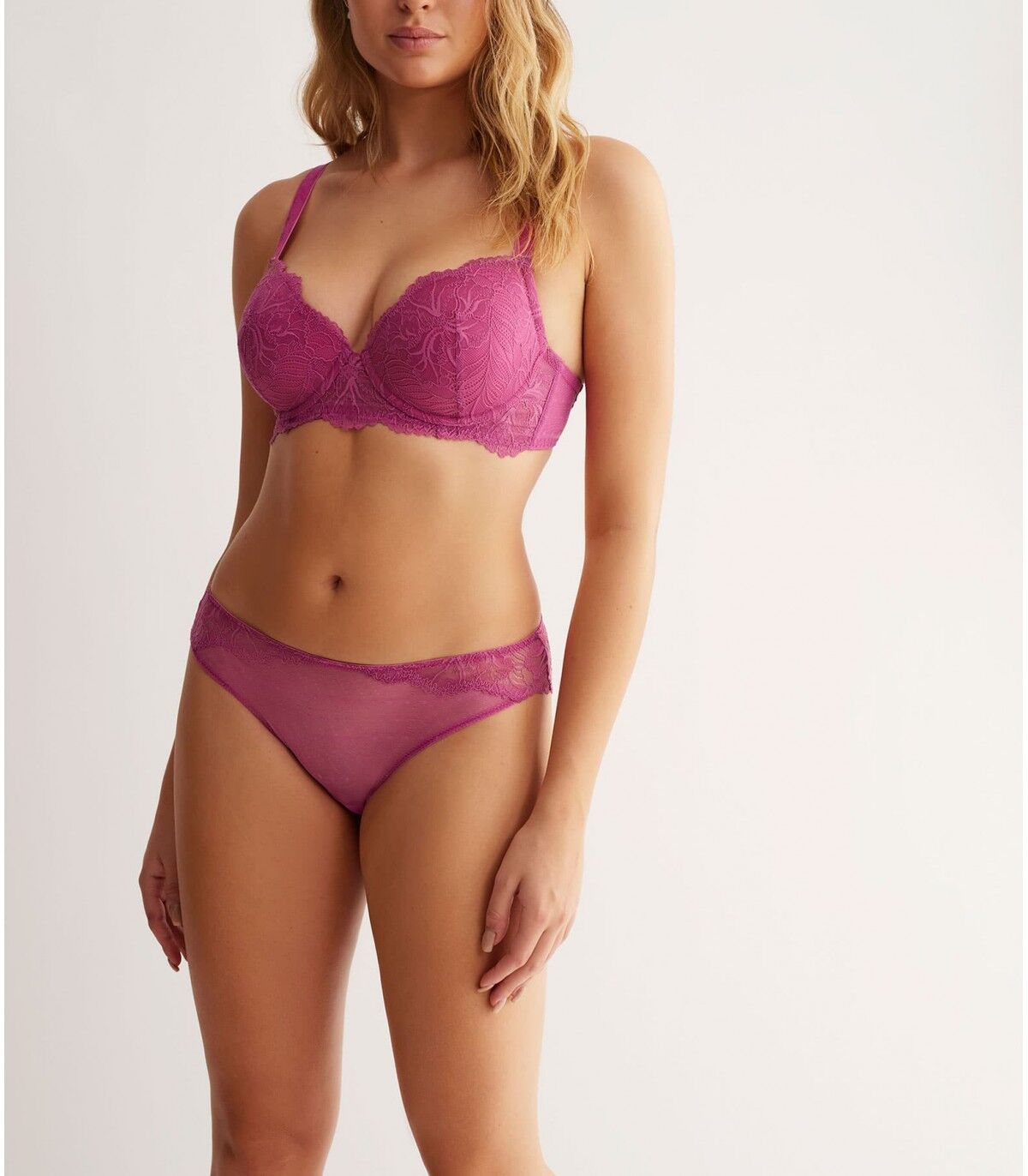 Conjunto Sujetador + Braga PROMISE Z11180 90 D Morado