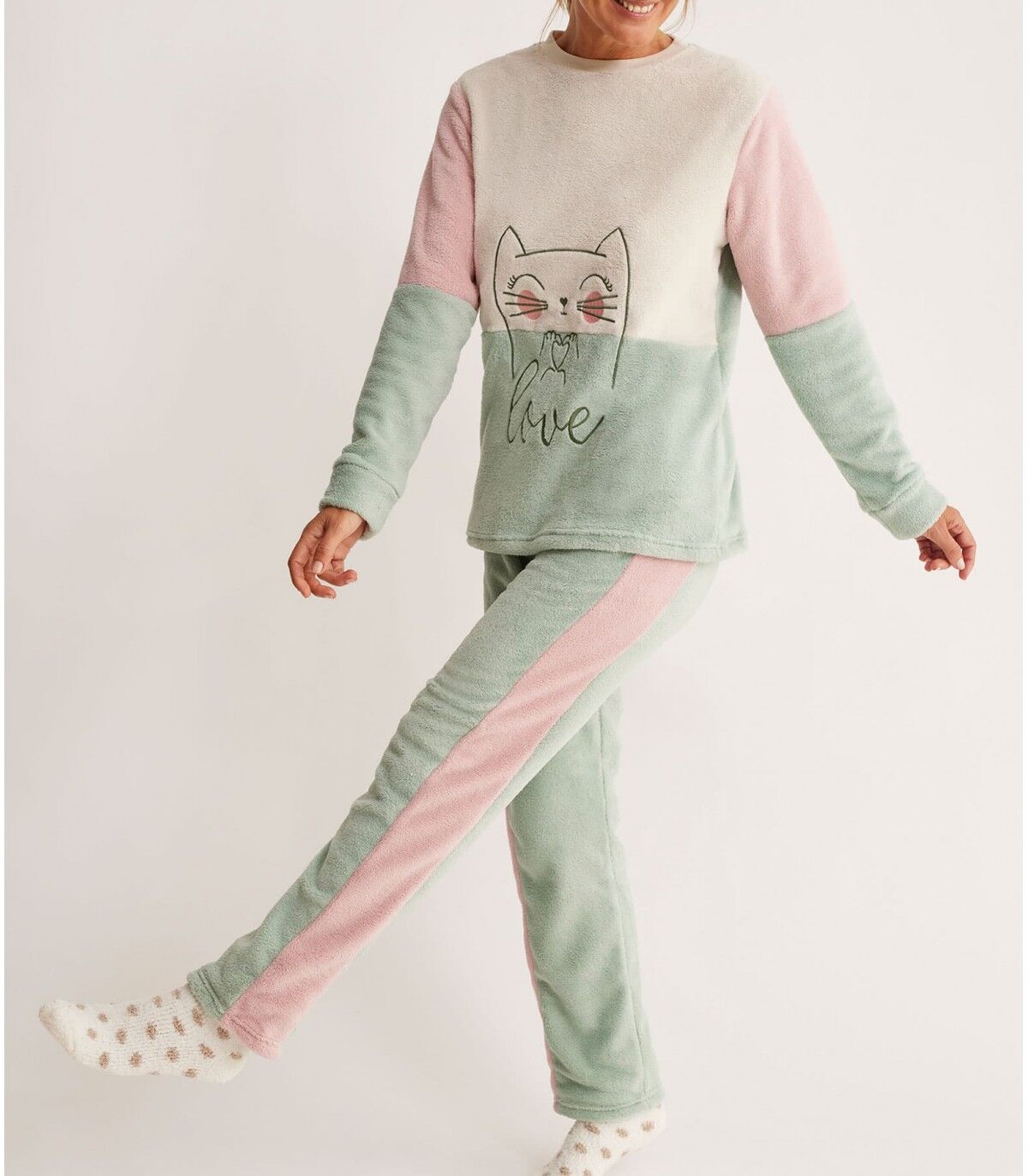 Pijama Mujer PROMISE N17222 SG/XL Verde