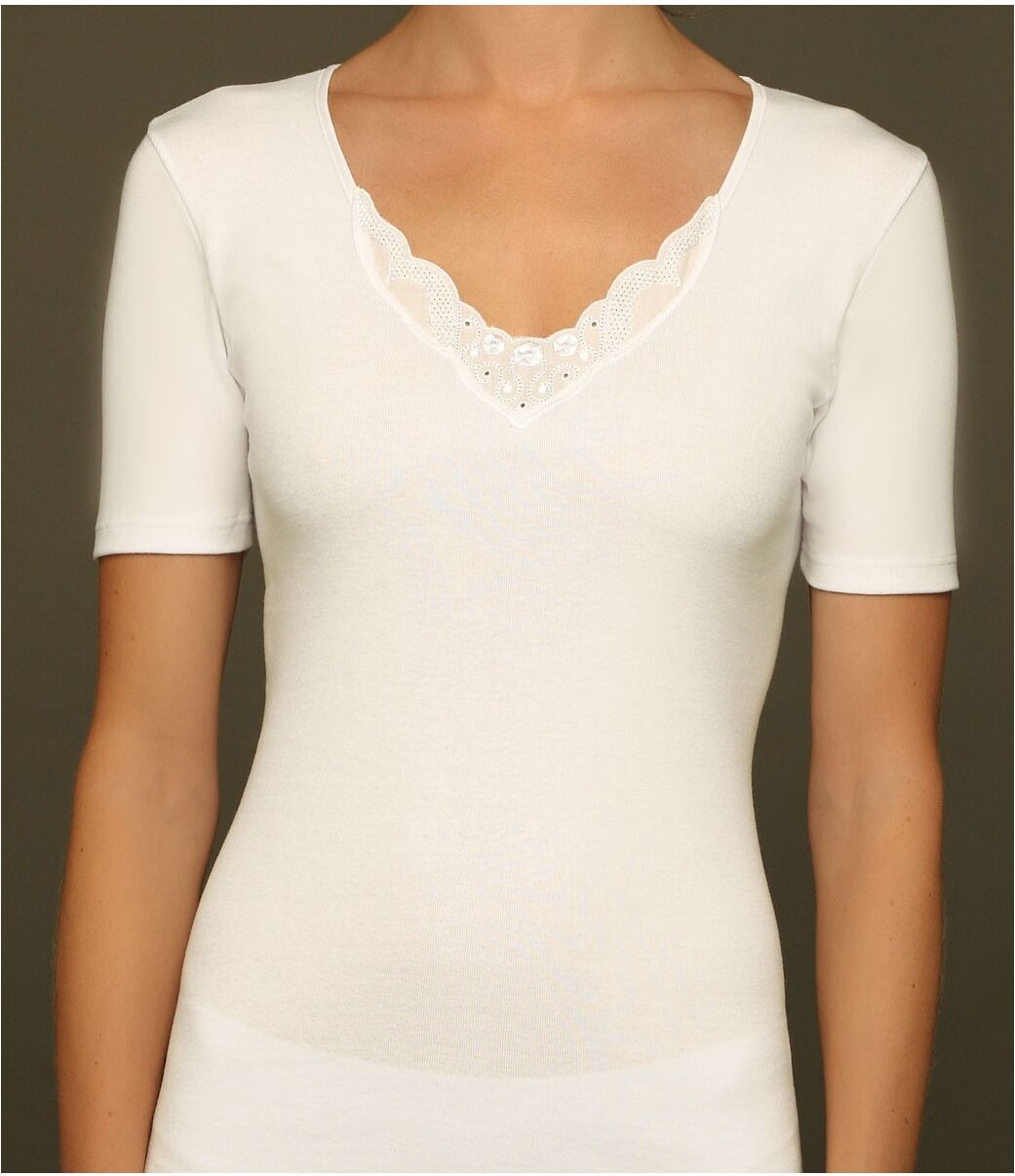 CAMISETA AVET 7605 Blanco E