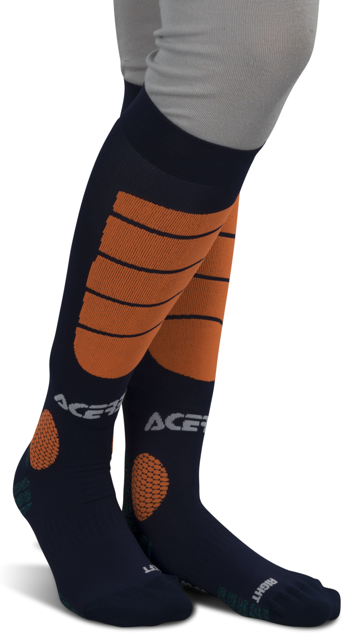 Acerbis Calcetines  MX Impact Azul-Naranja