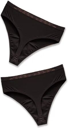 Anaissa Chantell Pack Tanga Menstrual Algodón Ligero L Negro 1ud