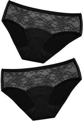 FreeU Pack Braga Menstrual Bambú Colette Negro Talla M 2uds