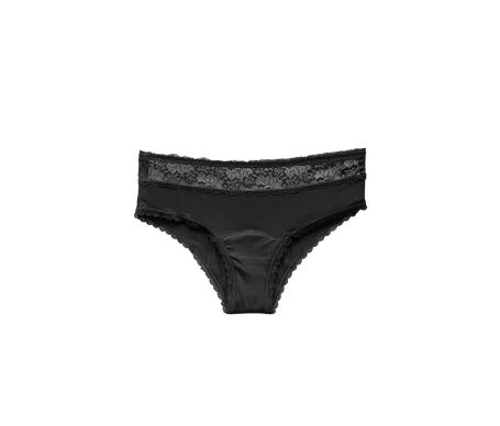 FreeU Weekly Braga Menstrual Lavable Algodón Bio Negro S 1ud