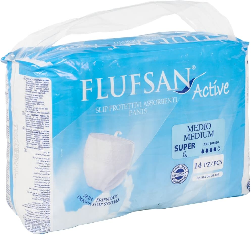 vidaXL Flufsan Bragas para incontinencia de adultos 14 piezas talla M