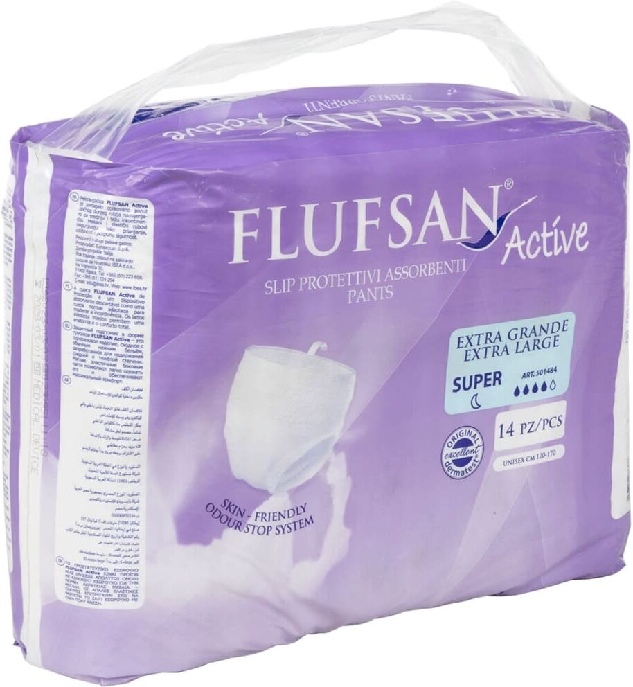 vidaXL Flufsan Bragas para incontinencia de adultos 14 piezas talla XL