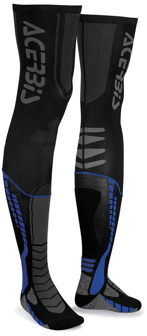 Acerbis X-Leg Pro Calcetines - Negro Azul (L XL)