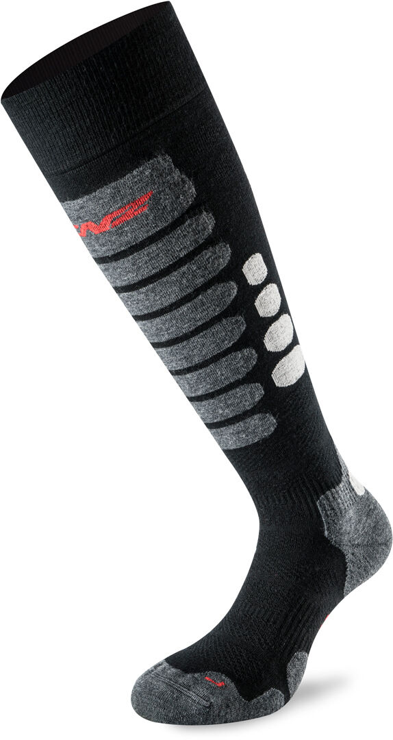 Lenz Skiing 3.0 Calcetines - Negro Gris (42 43 44)