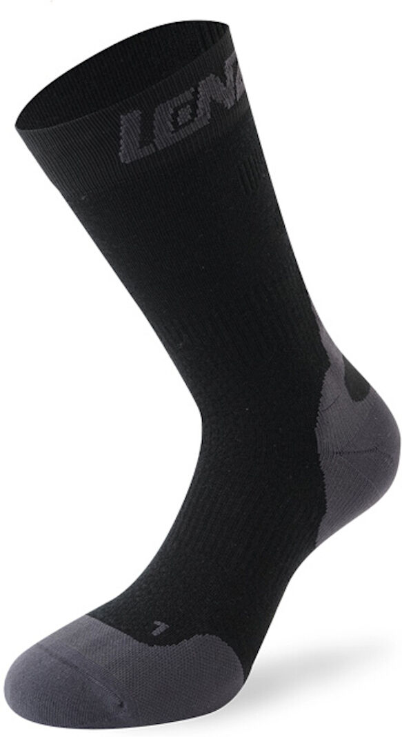 Lenz 7.0 Mid Merino Compression Calcetines - Negro (42 43 44)