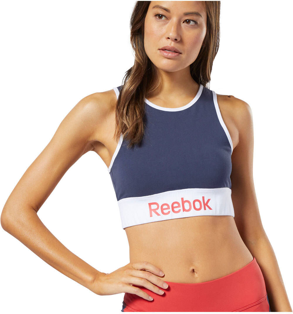 Reebok Camiseta tirantes mujer linear logo cotton bra