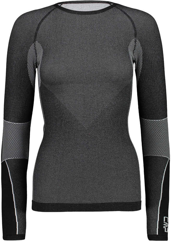 Cmp woman seamless sweat camiseta térmica manga larga mujer Negro (40/42)