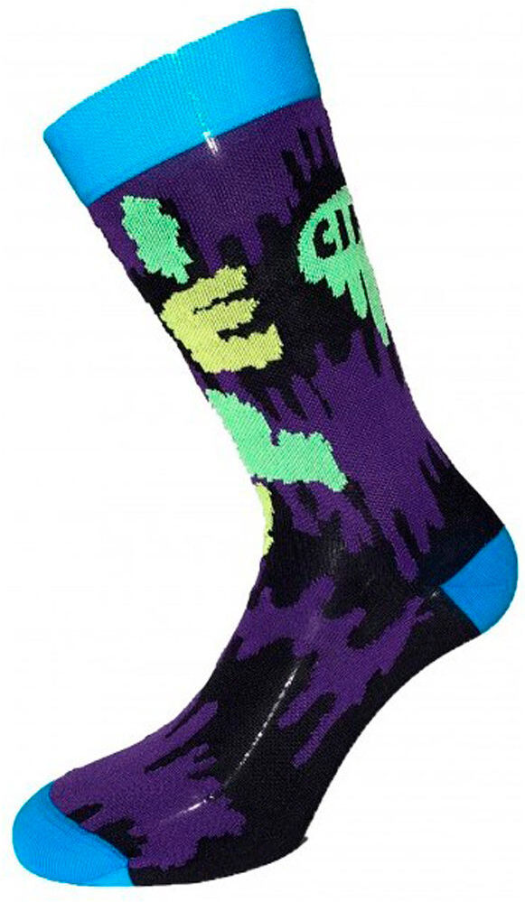 Cinelli ana benaroya slime calcetines ciclismo Morado (XL/XXL)