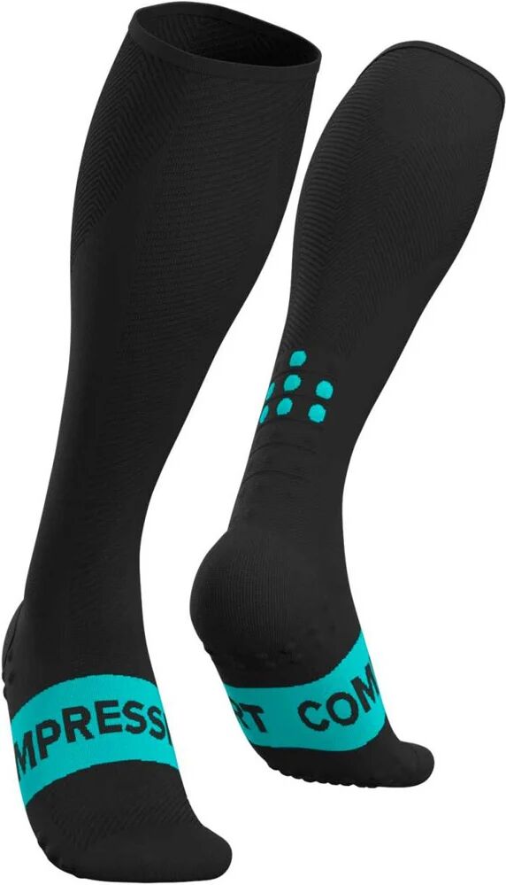 Compressport full socks race oxygen calcetines running Negro (3)