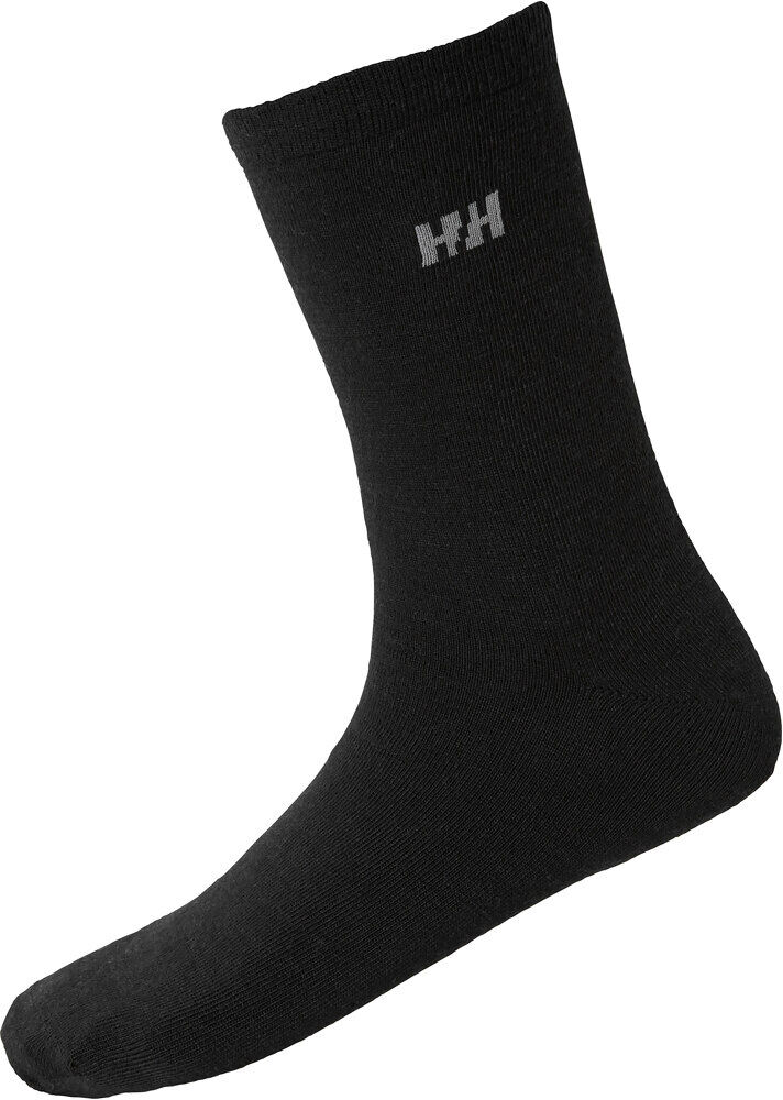 Helly Hansen everyday wool sock 2p calcetines esquí Negro (39-41)