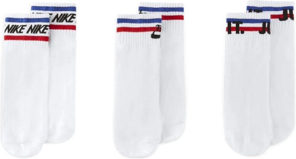 Nike sportswear everyday essential calcetines niño Blanco (L)