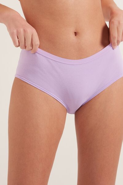 Tezenis Culotte de algodón Mujer Violeta