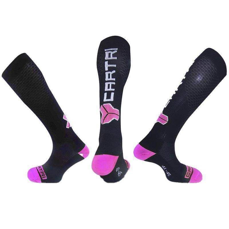 Calcetines de Compresion Cartri Dusk Negro Rosa -  -39-42