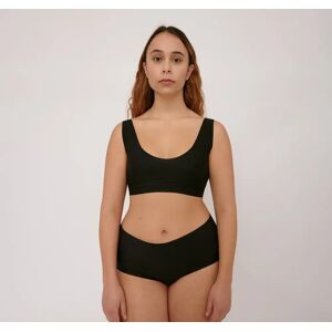 Organic Basics Invisible Bra - naisten saumattomat rintaliivit kierrätetystä nailonista  - Black - female - Size: XS