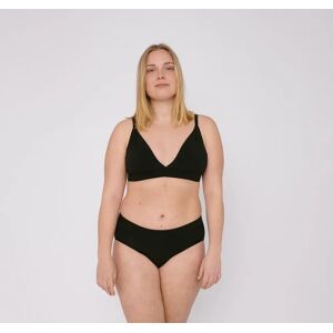 Naisten Organic Basics Organic Cotton Briefs 2-pack – Bikini-alushousut luomupuuvillasta  - Black - female - Size: XS