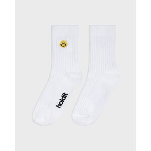 Holdit Smiley Socks White 35/40 unisex