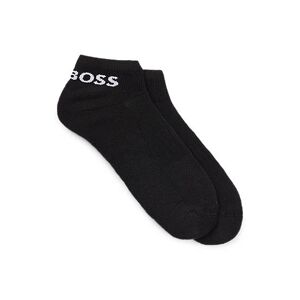 Boss Two-pack of ankle-length socks in stretch fabric