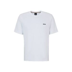 Boss Cotton-blend pyjama T-shirt with embroidered logo