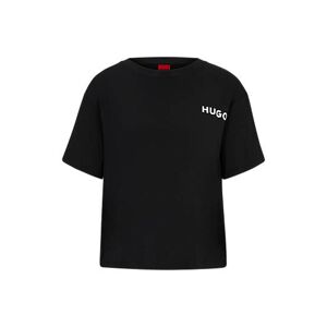 HUGO Relaxed-fit pyjama T-shirt with printed logo