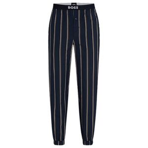 Boss Patterned pyjama bottoms in cotton poplin