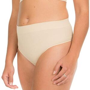 MAGIC BODYFASHION Women's Comfort Thong, Off-White (Skin), XX-Large