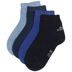 s.Oliver Socks s.Oliver S21008 Boys' Trainer Socks Pack of 4 -