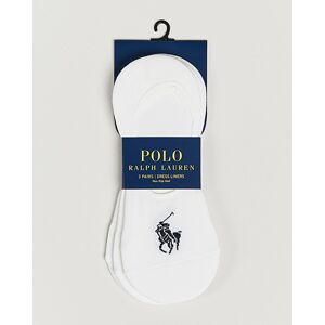Ralph Lauren 3-Pack No Show Big Pony Pony Socks White - Sininen - Size: One size - Gender: men