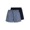 Boss Two-pack of pyjama shorts in cotton poplin