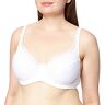 DIM Women's Everyday Bra White White 34D (Brand size: 90D) (Brand size: 90D)